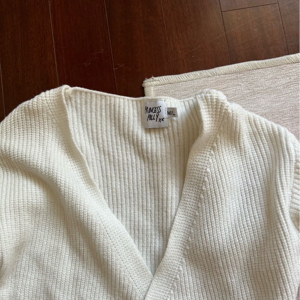 Princess Polly Sweater Wrap Dress - Picture 4 of 6